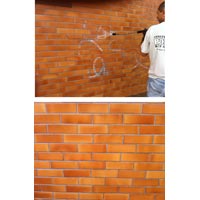 Graffiti removing, Angola consulate - Faro, Portugal
